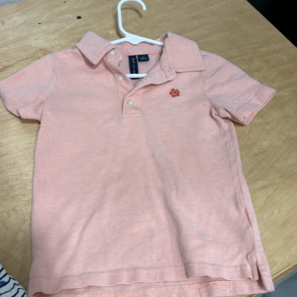 Janie and Jack Coral Polo 3t
